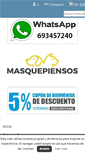 Mobile Screenshot of masquepiensos.com